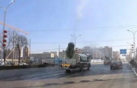 疫情防控，西峰在行動，霧炮消毒 西峰城區(qū)開啟空間消殺模式